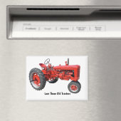 Aimant Love Those Old Tractors Postcard (In Situ (Lave-vaisselle))