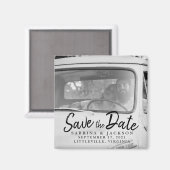 Aimant Love Travels Photo - Enregistrer La Date (Recto/Verso)