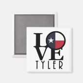 Aimant LOVE Tyler Texas (Recto/Verso)