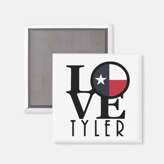 Aimant LOVE Tyler Texas (Recto/Verso)