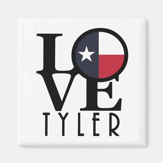 Aimant LOVE Tyler Texas (Devant)