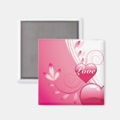 Aimant Love Valentine's Day cadeaux personnalisés (Recto/Verso)