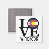 Aimant LOVE Windsor Colorado (Recto/Verso)
