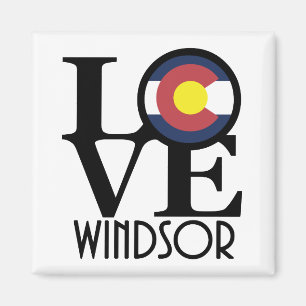 Aimant LOVE Windsor Colorado