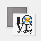 Aimant LOVE Windsor Nouvelle-Écosse (Recto/Verso)