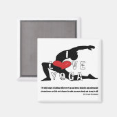 Aimant Love Yoga (Recto/Verso)