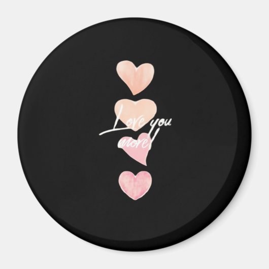 Aimant Love You More Romantic Vibe (Devant)