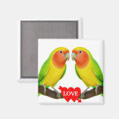 Aimant Lovebird Love Love (Recto/Verso)