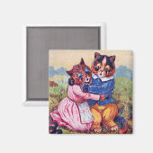 Aimant Lovers Cat (Strong Emotion), Louis Wain (Recto/Verso)