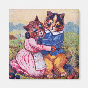 Aimant Lovers Cat (Strong Emotion), Louis Wain