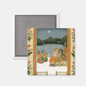 Aimant Lovers on a terrace by a moonlit lake from the Sm (Recto/Verso)