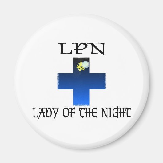 Aimant LPN-Lady de la nuit (Devant)