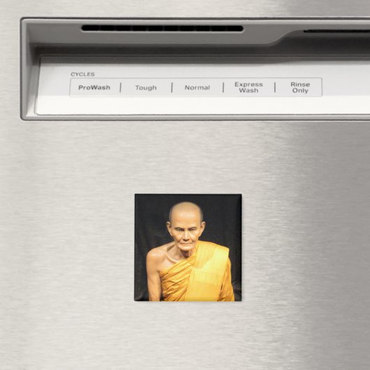 Aimant Luang Poo Mun Bhuridatto ... Moine bouddhiste (In Situ (Lave-vaisselle))