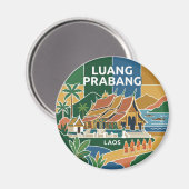 Aimant Luang Prabang Laos (Recto/Verso)