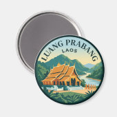 Aimant Luang Prabang Laos (Recto/Verso)