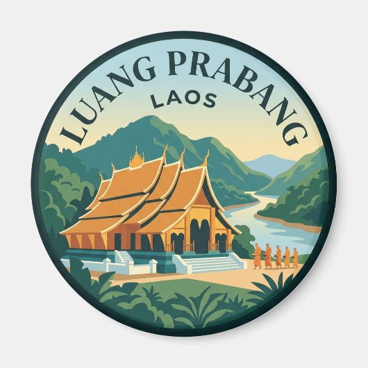 Aimant Luang Prabang Laos (Devant)
