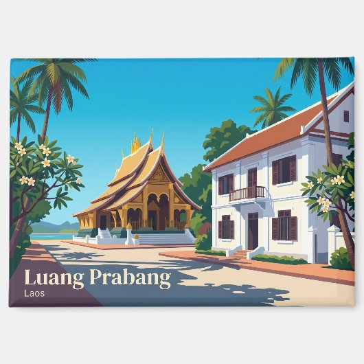 Aimant Luang Prabang Laos (Recto)