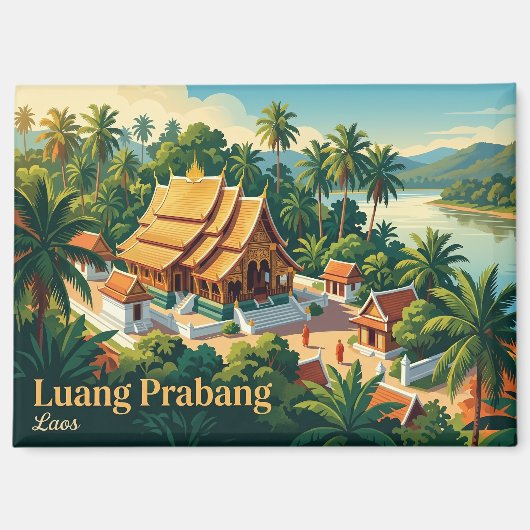 Aimant Luang Prabang Laos (Recto)