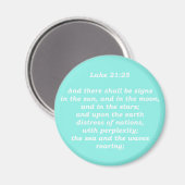 Aimant Luc 21:25 (Écritures) (Recto/Verso)