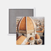 Aimant "Luce di Firenze" Le Duomo Italie Aquarelle (Recto/Verso)