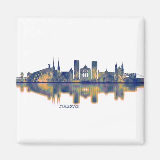 Aimant Lucerne Skyline (Devant)