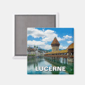 Aimant Lucerne Suisse Voyage (Recto/Verso)