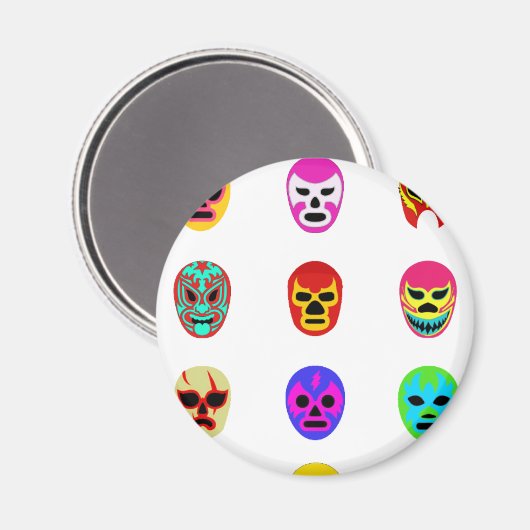 Aimant Lucha Libre Masque Mexicain Lutte (Recto/Verso)