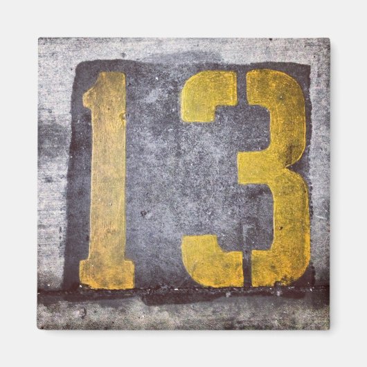 Aimant Lucky 13 (Devant)