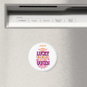 Aimant Lucky Bingo Queen /nom modifiable (In Situ (Lave-vaisselle))