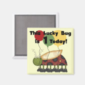 Aimant Lucky Bug est un Anniversaire Tshirts et cadeaux (Recto/Verso)