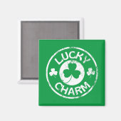 Aimant Lucky Charm Vintage St Patrick's Day (Recto/Verso)
