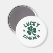 Aimant Lucky Charmer Shamrock Funny St. Patrick's Day (Recto/Verso)