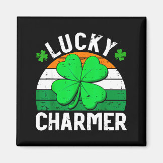 Aimant Lucky charmer shirts boys kids girls funny st
