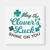 Aimant Lucky Clover Charm - Puisse la chance du Clover Sh (Devant)