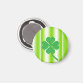 Aimant Lucky Four Leaf Shamrock Design-87906 (Recto/Verso)