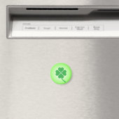 Aimant Lucky Four Leaf Shamrock Design-87906 (In Situ (Lave-vaisselle))