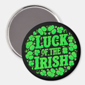 Aimant Lucky Irish Clovers (Recto/Verso)