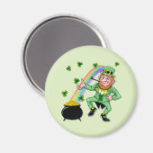 Aimant Lucky Leprechaun (Recto/Verso)