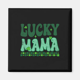 Aimant Lucky Mama Famille Correspondant Rétro Groovy St P