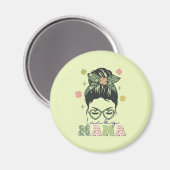 Aimant Lucky Mama - Messy Bun - Clover St. Patrick (Recto/Verso)