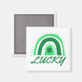 Aimant Lucky Shamrock Rainbow (Recto/Verso)