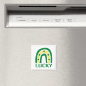 Aimant Lucky Shamrock Rainbow St patrick (In Situ (Lave-vaisselle))