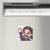 Aimant Ludarx | Hi | Réfrigérateur magnétique v2 (In Situ (Lave-vaisselle))