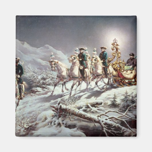 Aimant Ludwig II de Bavière, nuit (Devant)
