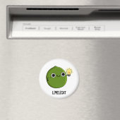 Aimant Lueur de citron vert Funny Fruit Lime Pun (In Situ (Lave-vaisselle))