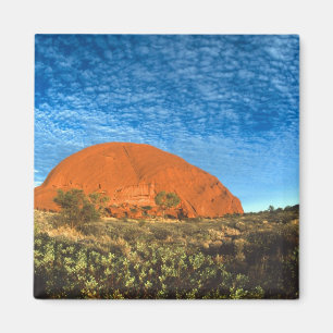 Aimant Lueur rouge de la célèbre Ayers Rock dans l'Outbac