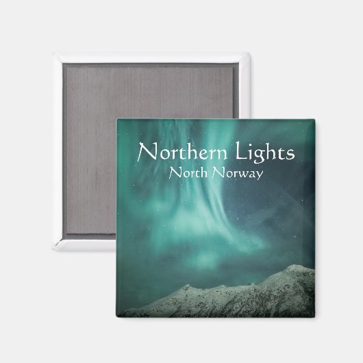 Aimant Lueurs boréales Norvège (Recto/Verso)