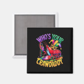 Aimant Lui Déchirer Votre Crawdaddy Crawfish Jester perle (Recto/Verso)