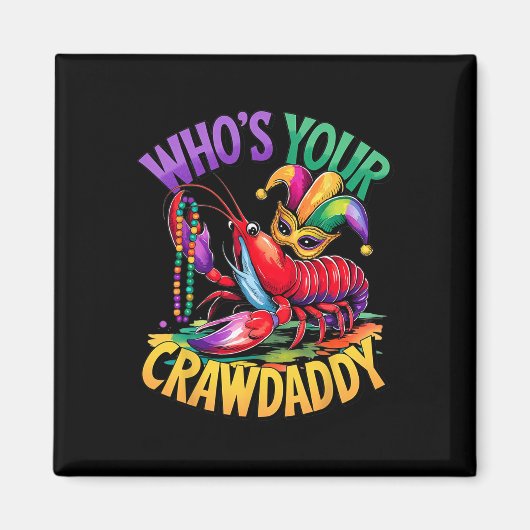 Aimant Lui Déchirer Votre Crawdaddy Crawfish Jester perle (Devant)