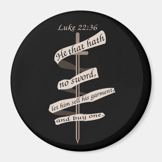 Aimant Luke Advice Acheter une épée (Devant)